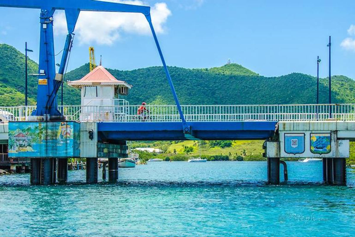 Pont de Sandy Ground, Saint-Martin